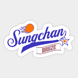 RIIZE BRIIZE Sungchan name typography kpop | Morcaworks Sticker